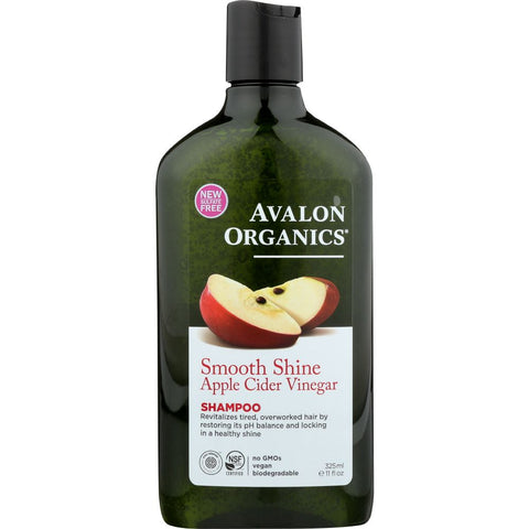 Avalon Organics Smooth Shine Apple Cider Vinegar Shampoo - 11 oz | Vegan Black Market
