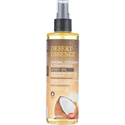 Desert Essence Jojoba Coconut And Chamomile Body Oil - 8.28 oz | Vegan Black Market