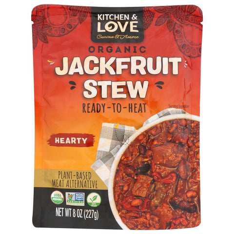 Kitchen & Love Organic Jackfruit Stew Hearty - 8 oz | Vegan Black Market