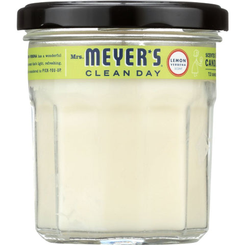 Mrs Meyers Clean Day Candle Lemon Verbena - 7.2 oz | Vegan Black Market