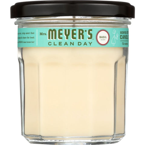 Mrs Meyer's Clean Day Candle Basil - 7.2 oz | Vegan Black Market