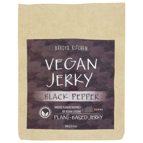 Arroyo Kitchen Vegan Jerky Black Pepper - 3.5 oz