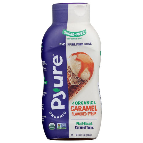 Pyure Organic Caramel Syrup Sugar Free -14 fl oz | Pyure | Vegan Black Market