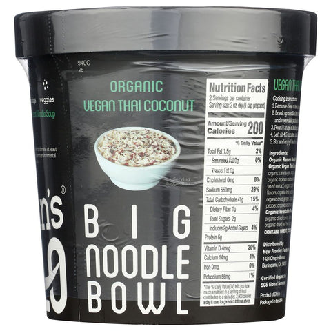 Oceans Halo Vegan Thai Coconut Big Noodle Bowl - 4.02 oz