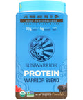 Sunwarrior Warrior Protein Warrior Blend Chocolate - 1.65 lb.  | Vegan Black Market