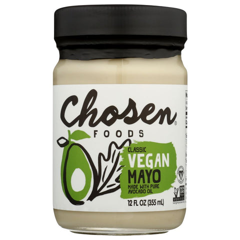 Chosen Foods Classic Vegan Mayo - 12 oz | Vegan Black Market