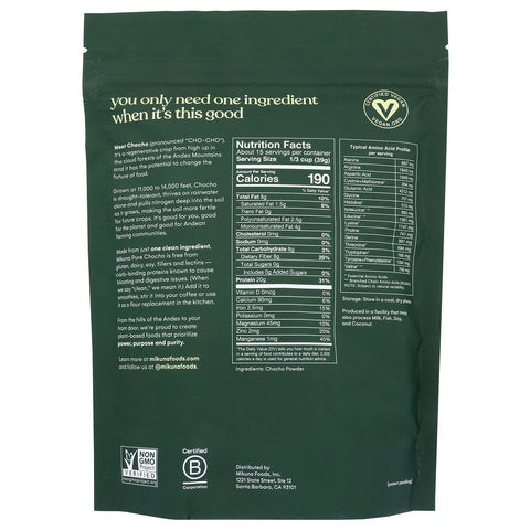 Mikuna Pure Chocho Protein Powder - 20.7 oz