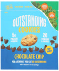 Outstanding Foods Chocolate Chip Cookies - 4 oz | Vegan Chocolate Chip Cookies | Vegan Black Market