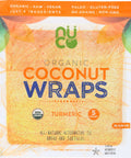 Nuco Organic Coconut Wraps Turmeric - 2.47 oz | Vegan Black Market