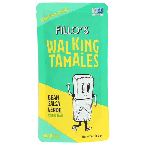 Fillo's Walking Tamales Bean Salsa Verde - 4 oz | Vegan Black Market