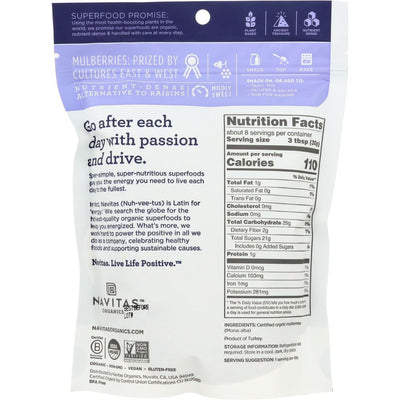 Navitas Organic Mulberry Berries - 8 oz