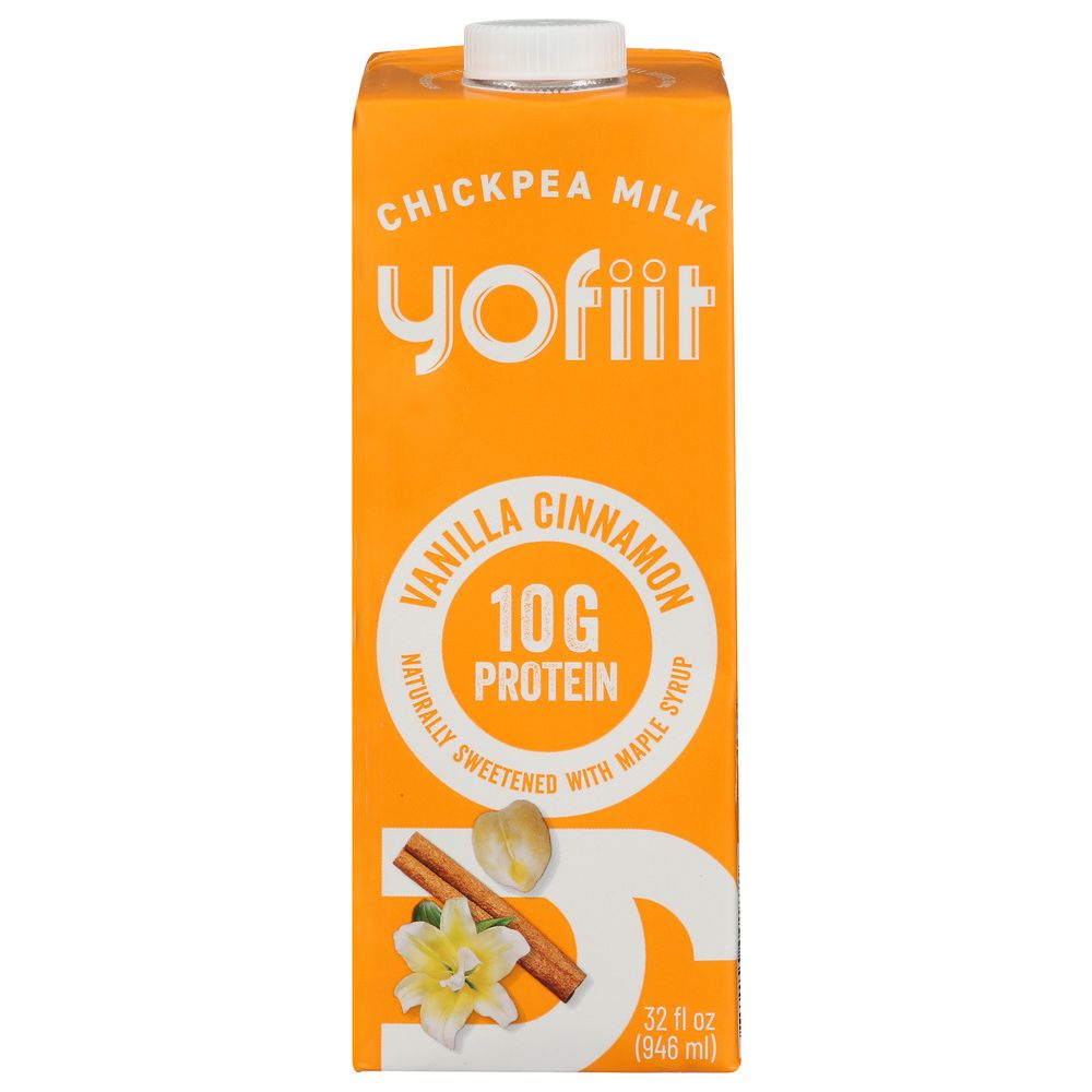 YoFiit Chickpea Milk Vanilla Cinnamon - 32 fl oz | Vegan Black Market
