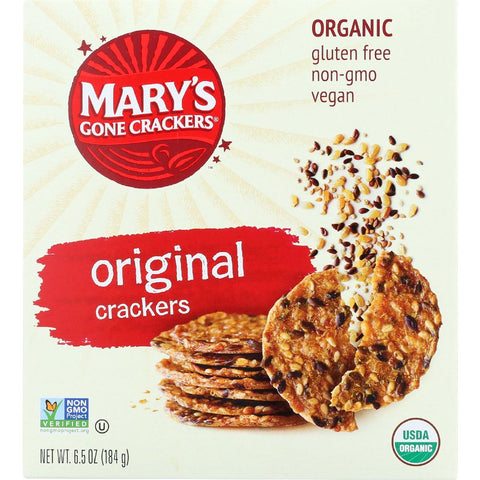 Mary's Gone Crackers Organic Seed Crackers Original - 6.5 oz | Vegan Black Market