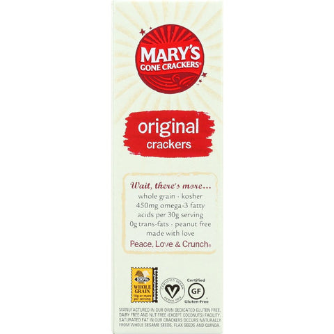 Mary's Gone Crackers Organic Seed Crackers Original - 6.5 oz