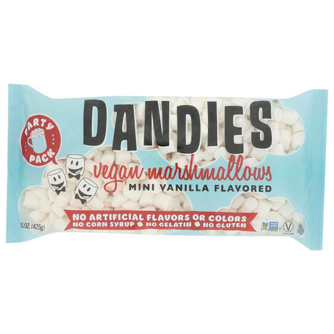 Dandies Vegan Marshmallow Mini Vanilla Party Pack - 15 oz | Vegan Black Market