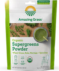 Amazing Grass Organic Supergreens Powder - 5.29 oz | Vegan Black Market