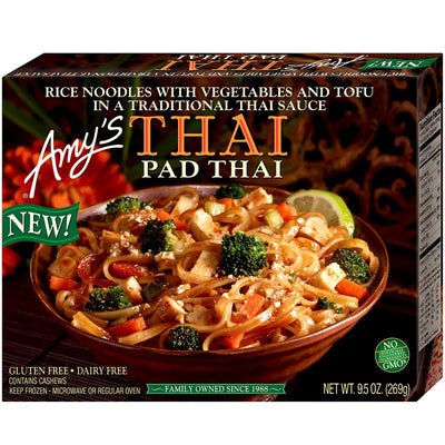 Amy's Vegan Frozen Pad Thai Meal - 9.5 oz.