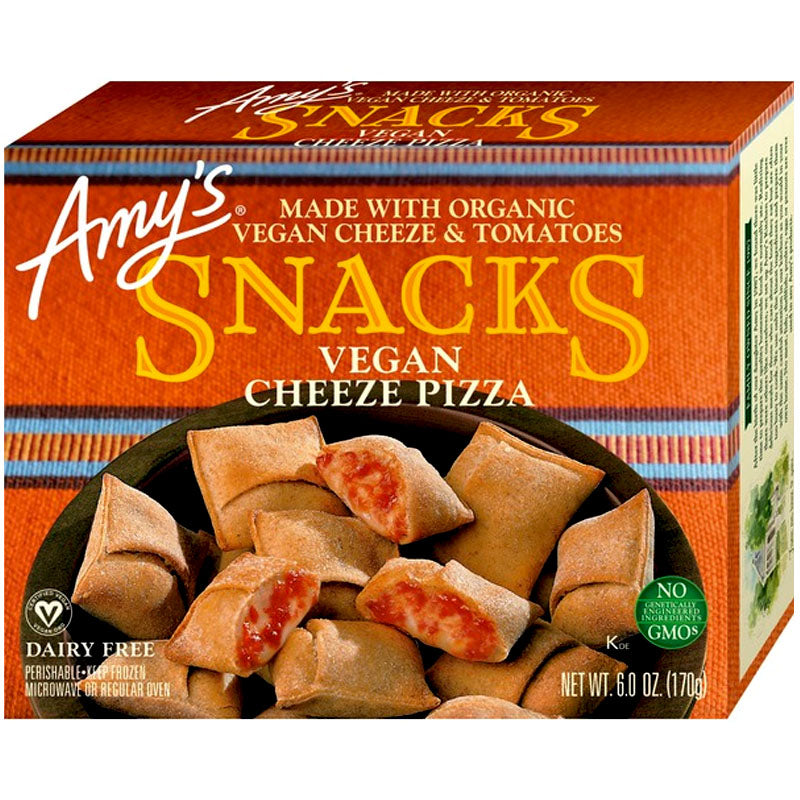 Amy's Frozen Vegan Cheeze Pizza Snacks - 6 oz.