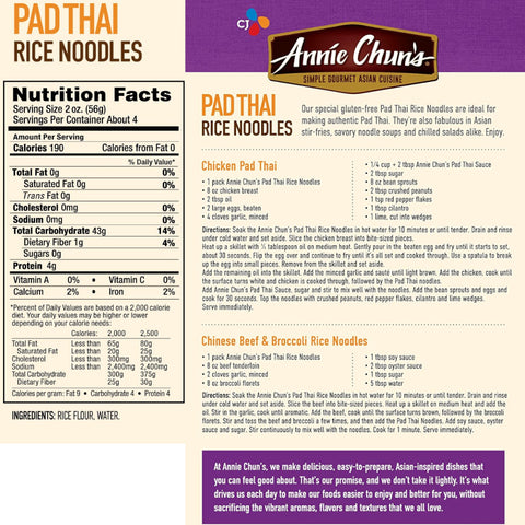 Annie Chun's Pad Thai Rice Noodles - 8 oz