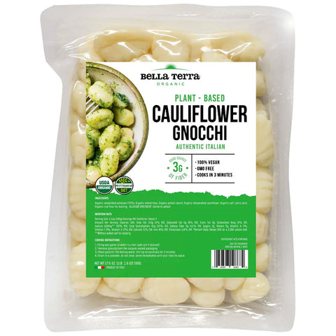 Bella Terra Organic Cauliflower Gnocchi - 17.6 oz. | Vegan Black Market