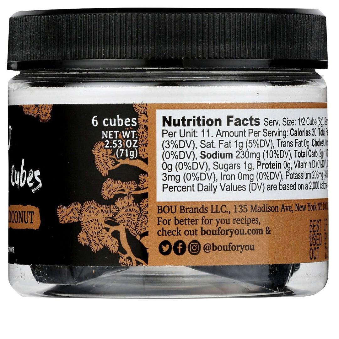 Miso Broth Cubes Cinnamon and Coconut 2.53 oz Bou Vegan Vegan