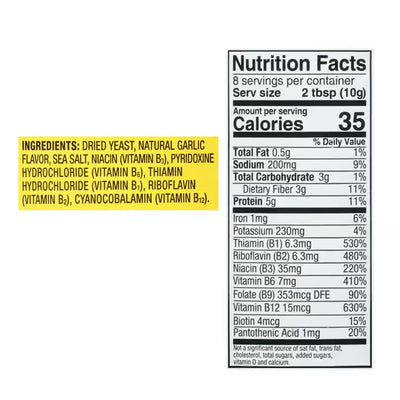 Bragg Nutritional Yeast Seasoning Roasted Garlic- 3 oz.