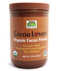 Now Real Food Cocoa Lovers Organic Cocoa Powder