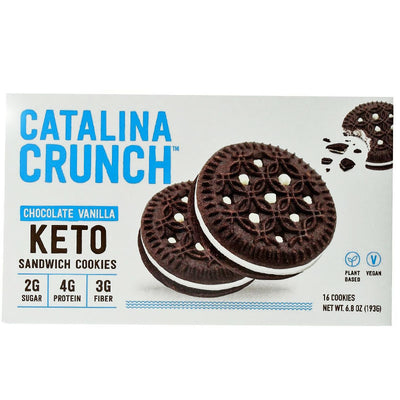 catalina crunch chocolate vanilla sandwich cookies