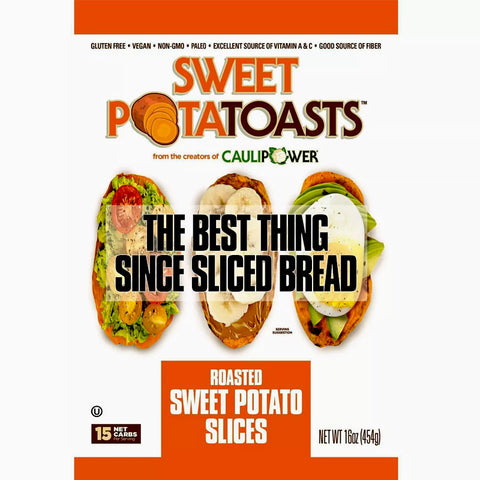 Caulipower Frozen Sweet PotaTOASTS Roasted Sweet Potato Slices - 16 oz.
