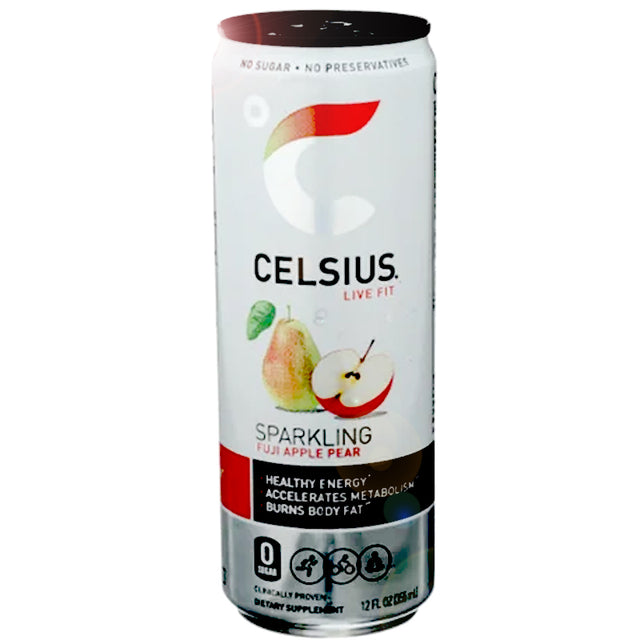 Celsius Drink Apple Pear Celsius Sparkling Fuji Apple Pear Pear