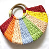 Collection18 Colorful Straw Handbag