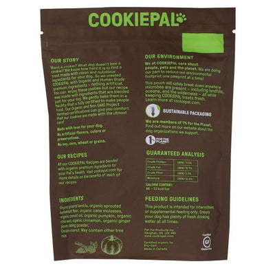 Cookie Pal Organic Pumpkin And Chia Dog Biscuits - 10 oz.