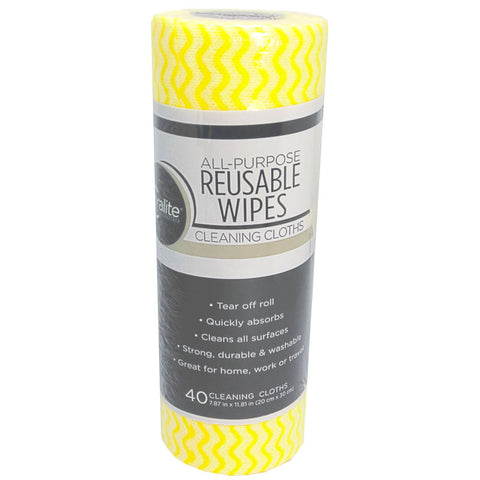 Coralite Home Essentials All-Purpose Reusable Wipes - 40 ct.