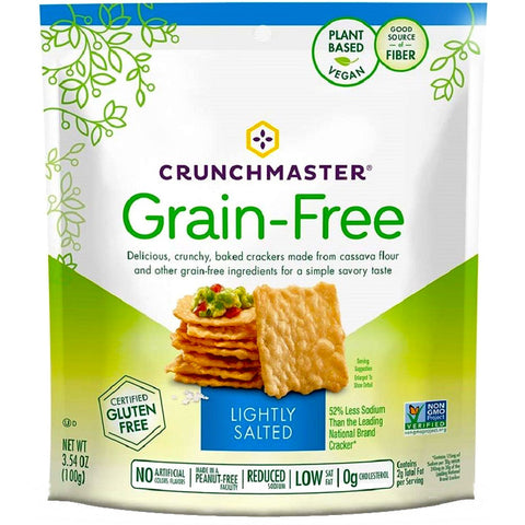 Crunchmaster Grain-Free Lightly Salted Crackers - 3.54 oz.
