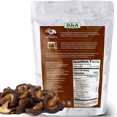 DJ&A Shiitake Mushroom Crisps - 10.58 oz.