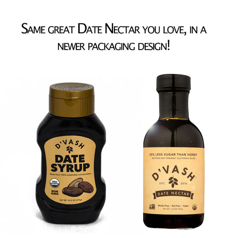 D'Vash Organic Date Nectar - 16.6 oz.