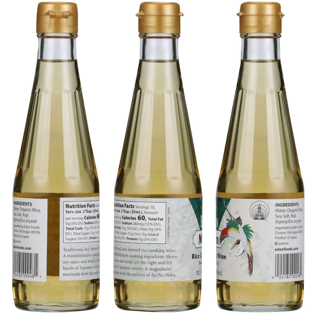 Mirin Rice Cooking Wine Sweet 10.1 fl oz Eden Vegan Black Market