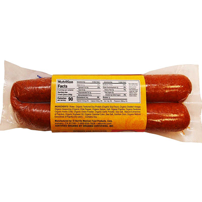 El Burrito Soyrizo Vegan Meatless Chorizo - 12 oz.