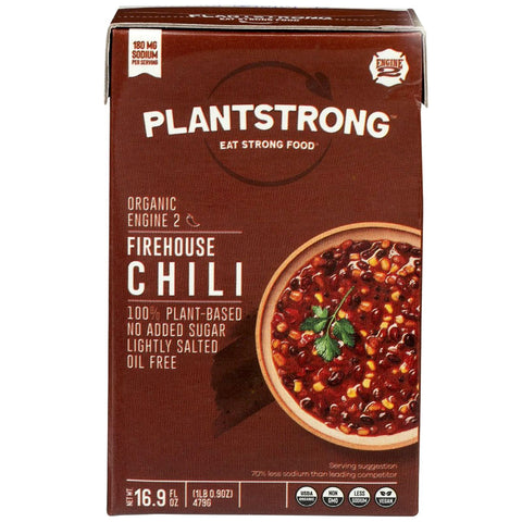 Engine2 Plantstrong Firehouse Chili - 16.9 fl oz. | Vegan Black Market