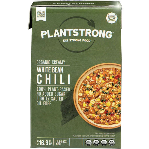 Engine2 Plantstrong White Bean Chili - 16.9 fl oz. | Vegan Black Market
