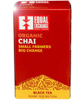 Equal Exchange Organic Black Tea Chai - 20 bg. | Vegan Black Market