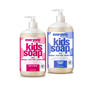 Everyone Kids Soap 3 in 1 Shampoo Body Wash Bubble Bath Berry Blast, Lavender Lullaby