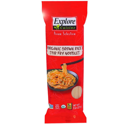 Explore Cuisine Organic Brown Rice Stir Fry Noodles - 8 oz.