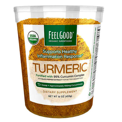 Feel Good Organic Turmeric Powder - 16 oz.