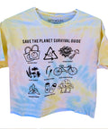 Fifth Sun Save The Planet Survival Guide Tie Dye Shirt