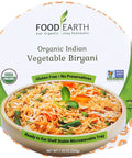 Food Earth Organic Indian Vegetable Biryani - 7.93 oz | Vegan Black Market