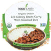 Food Earth Organic Indian Red Kidney Beans Curry With Steamed Rice - 10.58 oz.