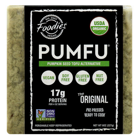 PUMFU | soy free tofu| substitute for tofu | tofu alternative pumkin tofu | Vegan Black Market