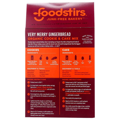 Foodstirs Organic Very Merry Gingerbread Cookie & Cake Mix - 23.1 oz.