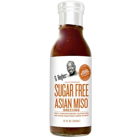 G Hughes Sugar Free Asian Miso Dressing -12 fl oz. | Vegan Black Market